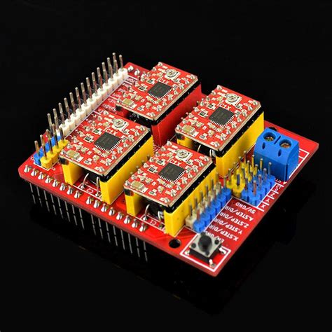 OSOYOO Basic board + CNC Shield V3.0+A4988 Installation Guide.